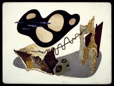 Enrico Prampolini (Italian, 1894–1965). <em>Table Top</em>, ca. 1949. Marble and hard stone inlay, 19 1/2 × 25 3/4 × 3/4 in., 36 lb. (49.5 × 65.4 × 1.9 cm, 16.33kg). Brooklyn Museum, Gift of the Italian Government, 54.65.3. Creative Commons-BY (Photo: Brooklyn Museum, 54.65.3_SL3.jpg)