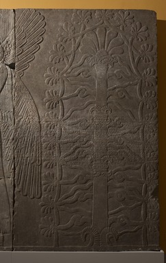 Assyrian. <em>Sacred Tree</em>, ca. 883-859 B.C.E. Gypsum stone, 89 7/8 x 53 9/16 in. (228.3 x 136 cm). Brooklyn Museum, Purchased with funds given by Hagop Kevorkian and the Kevorkian Foundation, 55.150. Creative Commons-BY (Photo: Brooklyn Museum, 55.150_at_PS11.jpg)