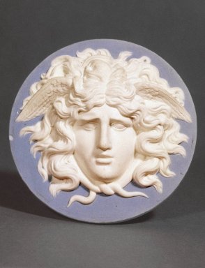  <em>Medallion</em>. Jasperware, bas relief Brooklyn Museum, Gift of Emily Winthrop Miles, 57.180.78. Creative Commons-BY (Photo: Brooklyn Museum, 57.180.78_colorcorrected_SL1.jpg)