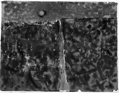 Garo Z. Antreasian (American, born 1922). <em>View</em>, 1959. Lithograph on paper, 26 x 34 in. (66 x 86.4 cm). Brooklyn Museum, Dick S. Ramsay Fund, 60.59. © artist or artist's estate (Photo: Brooklyn Museum, 60.59_bw.jpg)