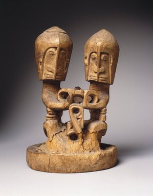  <em>Ancestral Figure (Korwar)</em>, early 20th century. Wood, 8 3/4 x 6 x 5 1/4 in.  (22.2 x 15.2 x 13.3 cm). Brooklyn Museum, Frank L. Babbott Fund, 62.18.2. Creative Commons-BY (Photo: Brooklyn Museum, 62.18.2_SL1.jpg)