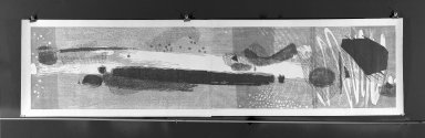 Ansei Uchima (American, 1921-2000). <em>Tide Rhythm</em>, 1957. Woodcut on paper, 15 x 66 in. (38.1 x 167.6 cm). Brooklyn Museum, Carll H. de Silver Fund, 63.65.1. © artist or artist's estate (Photo: Brooklyn Museum, 63.65.1_acetate_bw.jpg)