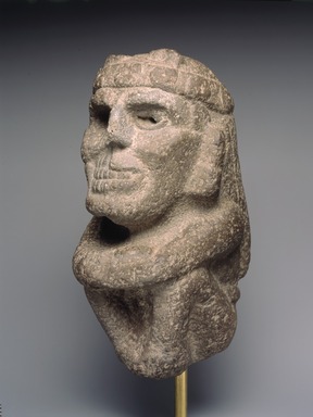 Aztec. <em>Life Death Figure</em>, 1200–1521. Volcanic Stone, 10 1/2 x 5 1/2 x 6 1/8 in. (26.7 x 14 x 15.6 cm). Brooklyn Museum, Purchased with funds given by The Henfield Foundation, 64.50. Creative Commons-BY (Photo: Brooklyn Museum, 64.50_view2_SL4.jpg)