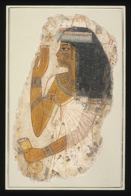  <em>Lady Tjepu</em>, ca. 1390-1353 B.C.E. Limestone, gesso, pigment, 14 13/16 x 9 7/16 in. (37.6 x 24 cm). Brooklyn Museum, Charles Edwin Wilbour Fund, 65.197 (Photo: Brooklyn Museum, 65.197_SL1.jpg)