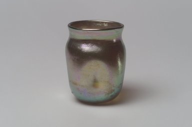 Tiffany Studios (1902-1932). <em>Jar</em>, ca. 1901-1905. Opalescent glass, 2 x 1 7/16 x 1 7/16 in. (5.1 x 3.7 x 3.7 cm). Brooklyn Museum, Bequest of Laura L. Barnes, 67.120.91. Creative Commons-BY (Photo: Brooklyn Museum, 67.120.91.jpg)