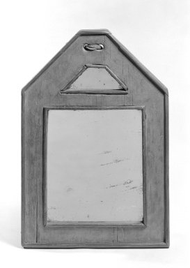  <em>Courting Mirror</em>, ca.1760. Glass, pine, 13 1/8 x 9 x 1 in. (33.3 x 22.9 x 2.5 cm). Brooklyn Museum, Gift of Mr. and Mrs. Henry Sherman, 67.128.19. Creative Commons-BY (Photo: Brooklyn Museum, 67.128.19_bw.jpg)