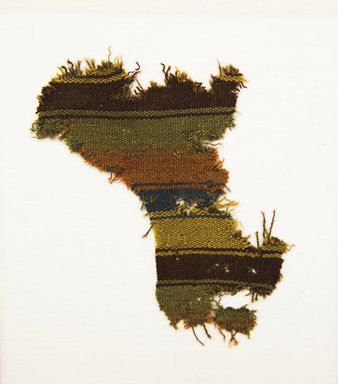  <em>Textile Fragment, undetermined</em>, 1400-1700 or Undetermined. Camelid fiber, 5 7/8 x 6 11/16 in. (15 x 17 cm). Brooklyn Museum, Gift of Adelaide Goan, 67.159.42. Creative Commons-BY (Photo: Brooklyn Museum, 67.159.42_front_PS5.jpg)