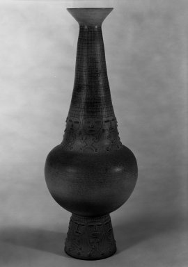 Edwin Scheier (American, 1910-2008). <em>Jar</em>, ca.1954. Earthenware, Other: 29 7/8 x 36 1/2 in. (75.9 x 92.7 cm). Brooklyn Museum, H. Randolph Lever Fund, 67.76.7. Creative Commons-BY (Photo: Brooklyn Museum, 67.76.7_bw.jpg)