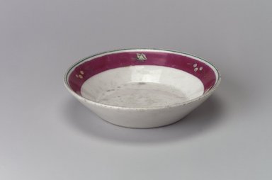 Union Porcelain Works (1863-ca. 1922). <em>Small Dessert Dish</em>, ca. 1879. Porcelain, 1 1/4 x 5 1/16 x 5 1/16 in. (3.2 x 12.9 x 12.9 cm). Brooklyn Museum, Gift of Franklin Chace, 68.87.16. Creative Commons-BY (Photo: Brooklyn Museum, 68.87.16.jpg)