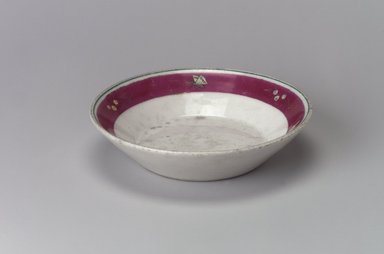 Union Porcelain Works (1863–ca. 1922). <em>Small Dessert Dish</em>, ca. 1879. Porcelain, 1 1/4 x 5 1/16 x 5 1/16 in. (3.2 x 12.9 x 12.9 cm). Brooklyn Museum, Gift of Franklin Chace, 68.87.16. Creative Commons-BY (Photo: Brooklyn Museum, 68.87.16.jpg)