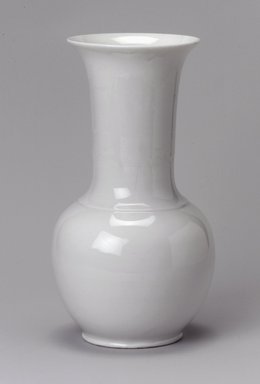 Union Porcelain Works (1863–ca. 1922). <em>Vase</em>, ca. 1884. Porcelain, 7 5/8 x 4 x 4 in. (19.4 x 10.2 x 10.2 cm). Brooklyn Museum, Gift of Franklin Chace, 68.87.40. Creative Commons-BY (Photo: Brooklyn Museum, 68.87.40.jpg)