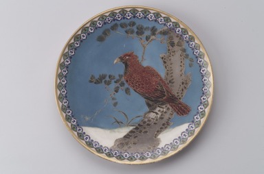 Union Porcelain Works (1863–ca. 1922). <em>Plate</em>, ca.. 1877. Porcelain, 9 15/16 x 9 15/16 x 1 3/16 in. (25.2 x 25.2 x 3 cm). Brooklyn Museum, Gift of Franklin Chace, 68.87.48. Creative Commons-BY (Photo: Brooklyn Museum, 68.87.48.jpg)