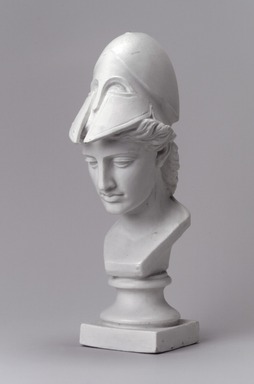 Union Porcelain Works (1863–ca. 1922). <em>Bust</em>, late 19th century. High-fired ceramic, 9 1/2 × 3 1/8 × 4 in. (24.1 × 7.9 × 10.2 cm). Brooklyn Museum, Gift of Franklin Chace, 68.87.53. Creative Commons-BY (Photo: Brooklyn Museum, 68.87.53.jpg)