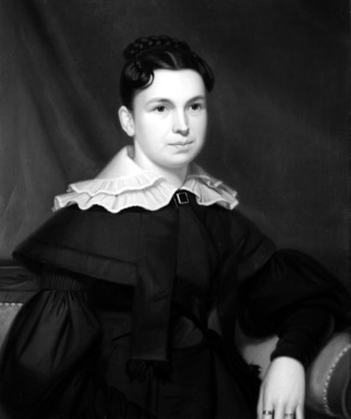 William Sidney Mount (American, 1807-1868). <em>Mrs. Barnet (Catherine Bergen) Johnson</em>, ca. 1839. Oil on canvas, 30 1/4 x 25 1/8 in. (76.8 x 63.8 cm). Brooklyn Museum, Bequest of Anna G. Brown, 68.92.2 (Photo: Brooklyn Museum, 68.92.2_bw.jpg)