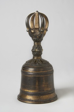  <em>Samaya Gokorei (Five-Pronged Vajra Bell)</em>, 11th-14th century. Gilt, cast bronze, 6 x 2 3/4 in. (15.2 x 7 cm). Brooklyn Museum, Gift of Bernice and Robert Dickes, 69.124.2. Creative Commons-BY (Photo: Brooklyn Museum, 69.124.2_PS11.jpg)