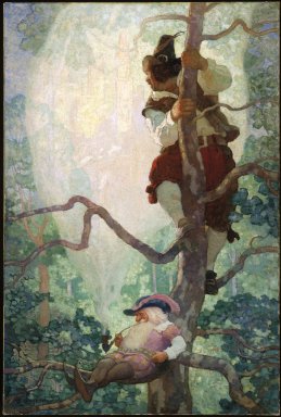 Newell Convers Wyeth (American, 1882-1945). <em>Vision of New York</em>, 1926. Oil on canvas, 48 1/4 x 32 3/8in. (122.6 x 82.2cm). Brooklyn Museum, Gift of the New York Telephone Company, 69.83 (Photo: Brooklyn Museum, 69.83_SL1.jpg)