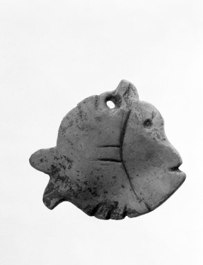 Maya. <em>Cut-Out Form of Blowfish</em>. Shell Brooklyn Museum, Gift of Jerome Furman, 70.151.6. Creative Commons-BY (Photo: Brooklyn Museum, 70.151.6_bw.jpg)