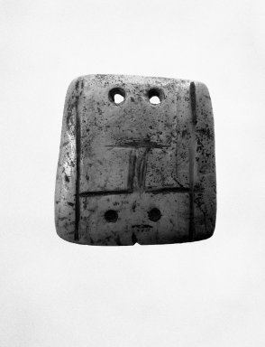 Maya. <em>Shell</em>. Brooklyn Museum, Gift of Jerome Furman, 70.151.7. Creative Commons-BY (Photo: Brooklyn Museum, 70.151.7_bw.jpg)