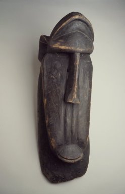 Bullom. <em>Gongoli Mask</em>, late 19th or early 20th century. Wood, paint, applied materials, 34 3/4 x 11 x 15 in. (88.3 x 27.9 x 38.1 cm). Brooklyn Museum, Gift of Mr. and Mrs. Joseph Gerofsky, 71.175.1. Creative Commons-BY (Photo: Brooklyn Museum, 71.175.1.jpg)