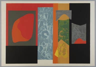 Seong Moy (American, born China, 1921-2013). <em>Changes No. 2</em>, n.d. Silkscreen and collograph on paper, sheet: 21 1/2 x 31 in. (54.6 x 78.7 cm). Brooklyn Museum, Gift of the Society of American Graphic Artists in memory of John von Wicht, 71.60.57. © artist or artist's estate (Photo: Brooklyn Museum, 71.60.57_PS11.jpg)