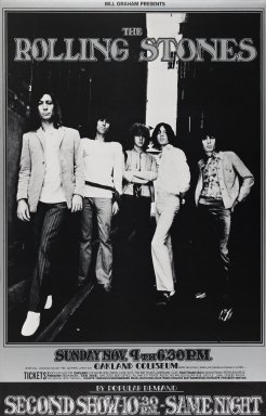Randy Tuten (American, born 1946). <em>[Untitled] (The Rolling Stones)</em>, 1969. Offset lithograph on paper, sheet: 21 13/16 x 14 in. (55.4 x 35.6 cm). Brooklyn Museum, Designated Purchase Fund, 73.39.199. © artist or artist's estate (Photo: Brooklyn Museum, 73.39.199_PS3.jpg)