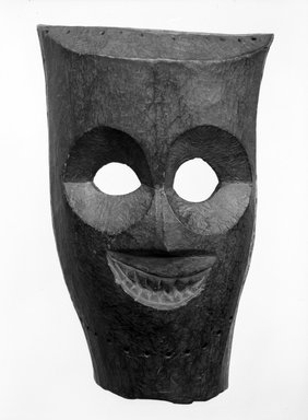 Kumu. <em>Mask</em>, late 19th–early 20th century. Wood, 14 3/4 x 6 3/4 x 5 in. (37.4 x 17.1 x 12.7 cm). Brooklyn Museum, Gift of Mr. and Mrs. J. Gordon Douglas III, 75.189.5. Creative Commons-BY (Photo: Brooklyn Museum, 75.189.5_bw.jpg)