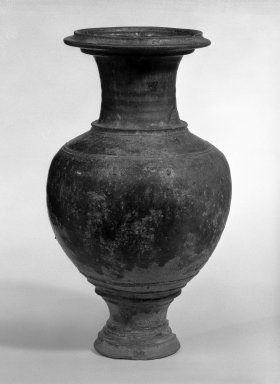  <em>Jar</em>, 12th-15th century. Bayonware, 15 1/2 x 8 3/4 in. (39.4 x 22.2 cm). Brooklyn Museum, Designated Purchase Fund, 75.62.1. Creative Commons-BY (Photo: Brooklyn Museum, 75.62.1_bw.jpg)