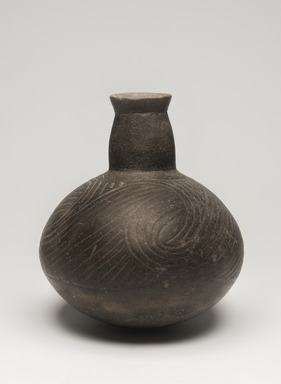 Mississippian. <em>Globular Bottle</em>, 1200-1400. Ceramic, 8 1/4 x 7 3/4 x 7 3/4 in. (21 x 19.7 x 19.7 cm). Brooklyn Museum, Charles Stewart Smith Memorial Fund, 75.88. Creative Commons-BY (Photo: Brooklyn Museum, 75.88_PS11.jpg)