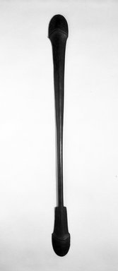  <em>Paddle Staff</em>, late 19th-early 20th century. Wood, length: 58 in. (147.3 cm). Brooklyn Museum, Purchased with funds given by The Evelyn A. Jaffe Hall Charitable Trust, 76.1.10. Creative Commons-BY (Photo: Brooklyn Museum, 76.1.10_bw.jpg)