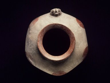 Chorrera. <em>Bowl</em>, 1200-300 B.C.E. Clay, slips, 6 1/2 in.  (16.5 cm). Brooklyn Museum, Gift of Egizia Modiano, 76.166.27. Creative Commons-BY (Photo: Brooklyn Museum, 76.166.27.jpg)