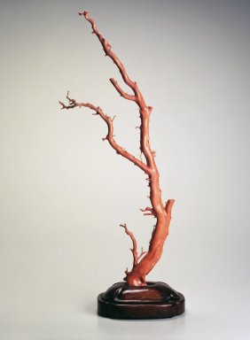  <em>Tree</em>, early 19th century. Natural coral with wooden base, 30 1/8 x 13 3/8 x 7 1/4 in. (76.5 x 34 x 18.4 cm). Brooklyn Museum, Gift of Mr. and Mrs. Nat Bass, 77.53. Creative Commons-BY (Photo: Brooklyn Museum, 77.53_transp6085.jpg)