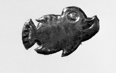 Chancay. <em>One of Collection of 18 Pieces of Silverwork</em>. Silver Brooklyn Museum, Gift of Mr. and Mrs. Paul B. Taylor, 78.118.13. Creative Commons-BY (Photo: Brooklyn Museum, 78.118.13_bw.jpg)