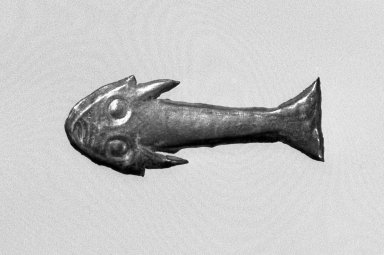 Chancay. <em>One of Collection of 18 Pieces of Silverwork</em>. Silver Brooklyn Museum, Gift of Mr. and Mrs. Paul B. Taylor, 78.118.25. Creative Commons-BY (Photo: Brooklyn Museum, 78.118.25_bw.jpg)