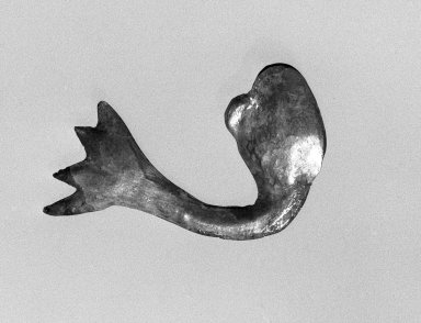 Chancay. <em>One of Collection of 18 Pieces of Silverwork</em>. Silver Brooklyn Museum, Gift of Mr. and Mrs. Paul B. Taylor, 78.118.35. Creative Commons-BY (Photo: Brooklyn Museum, 78.118.35_bw.jpg)