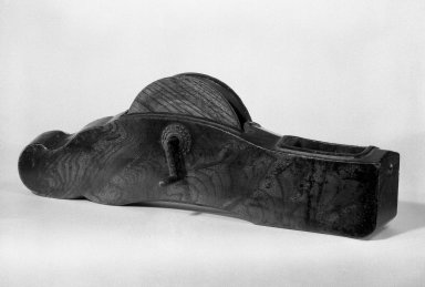  <em>Sumitsubo (Carpenter's ink-line Reel)</em>, 19th century. wood, 5 x 14 1/2 in. (12.7 x 36.8 cm). Brooklyn Museum, Gift of Dr. and Mrs. Frederick Baekeland, 78.83. Creative Commons-BY (Photo: Brooklyn Museum, 78.83_bw.jpg)