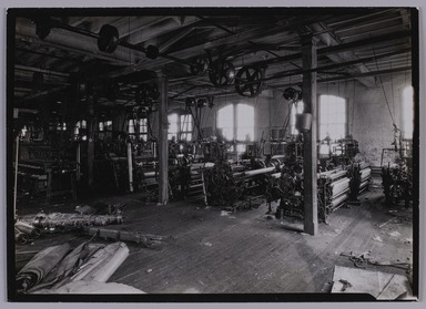 Lewis Wickes Hine (American, 1874–1940). <em>[Untitled] (Interior of Factory)</em>, 1936–1937. Gelatin silver print, 4 3/4 x 7 1/4 in.  (12.1 x 18.4 cm). Brooklyn Museum, Gift of the National Archives, 79.143.166 (Photo: Brooklyn Museum, 79.143.166_PS20.jpg)