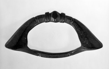 Senufo. <em>Anklet (Tolo Kajin)</em>, late 19th or early 20th century. Copper alloy, diam: 4 in. (10.2 cm). Brooklyn Museum, Gift of Dr. and Mrs. Abbott A. Lippman, 79.161.4. Creative Commons-BY (Photo: Brooklyn Museum, 79.161.4_bw.jpg)