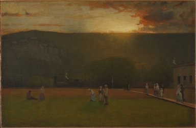 George Inness (American, 1825-1894). <em>The Rigor of the Game, Kearsarge Hall, North Conway, New Hampshire</em>, ca. 1875. Oil on canvas, 19 15/16 × 30 1/2 in. (50.6 × 77.5 cm). Brooklyn Museum, Gift of Whitney B. Atwood, 80.189 (Photo: Brooklyn Museum, 80.189_PS9.jpg)