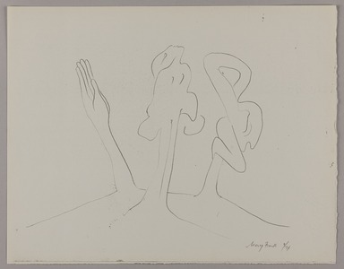 Mary Frank (American, born 1933). <em>Hand</em>, 1963. Lithograph, 9 7/8 x 12 5/8 in. (25.1 x 32.1 cm). Brooklyn Museum, Anonymous gift, 80.209.25. © artist or artist's estate (Photo: Brooklyn Museum, 80.209.25_PS20.jpg)