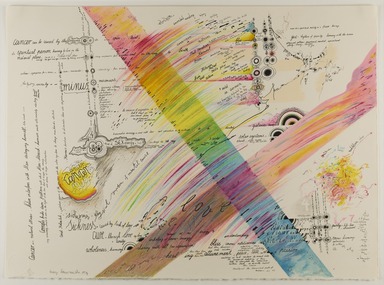 Mary Bauermeister (American, born Germany, 1934–2023). <em>Rainbow</em>, 1973. Lithograph Brooklyn Museum, Gift of J. Anthony Forstman and Joel B. Leff, 80.47.2. © artist or artist's estate (Photo: Brooklyn Museum, 80.47.2_PS20.jpg)
