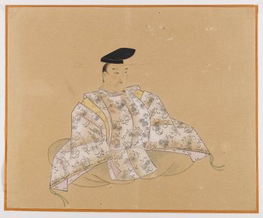  <em>One of the Sanjurokkasen, Album Leaf Painting</em>, 19th century. Album leaf, ink and color on paper, 11 3/8 x 14 1/8 in. (28.9 x 35.9 cm). Brooklyn Museum, Gift of Dr. Fred S. Hurst, 81.287.7 (Photo: Brooklyn Museum, 81.287.7_IMLS_PS4.jpg)