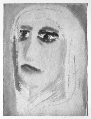 Consuelo Kanaga (American, 1894-1978). <em>[Untitled] (Woman)</em>. Watercolor on paper, 16 x 11 7/8 in.  (40.6 x 30.2 cm). Brooklyn Museum, Gift of Wallace B. Putnam, 81.318.21 (Photo: Brooklyn Museum, 81.318.21_bw.jpg)