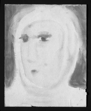 Consuelo Kanaga (American, 1894-1978). <em>[Untitled] (Portrait)</em>. Watercolor on paper, 11 3/8 x 9 in.  (28.9 x 22.9 cm). Brooklyn Museum, Gift of Wallace B. Putnam, 81.318.22 (Photo: Brooklyn Museum, 81.318.22_bw.jpg)