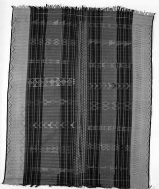  <em>Women's Wrapper</em>. Cotton & Silk Brooklyn Museum, Designated Purchase Fund, 81.46. Creative Commons-BY (Photo: Brooklyn Museum, 81.46_bw.jpg)