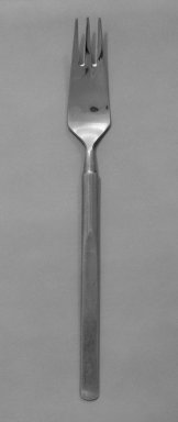 Erik Herløw (Danish, 1913-1991). <em>Piece from Flatware Setting</em>, ca. 1954. Stainless steel, 7 1/2 in. (19.1 cm). Brooklyn Museum, Gift of Delores E. Tennenbaum, 82.111.2. Creative Commons-BY (Photo: Brooklyn Museum, 82.111.2_bw.jpg)