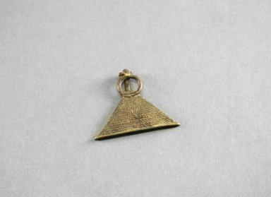 Senufo. <em>Divination Instrument</em>, late 19th or early 20th century. Copper alloy, h: 1 7/8 in. (4.8 cm). Brooklyn Museum, Gift of Mr. and Mrs. Arnold Syrop, 82.215.3. Creative Commons-BY (Photo: Brooklyn Museum, 82.215.3_front_PS5.jpg)