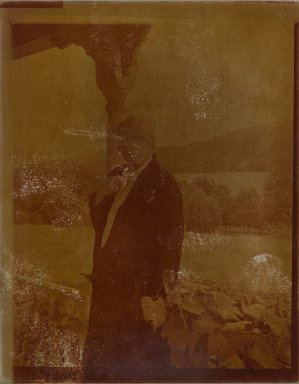 Consuelo Kanaga (American, 1894-1978). <em>[Untitled] (Alfred Stieglitz)</em>. Gelatin silver photograph, 5 x 4 in. (12.7 x 10.2 cm). Brooklyn Museum, Gift of Wallace B. Putnam from the Estate of Consuelo Kanaga, 82.65.167 (Photo: Brooklyn Museum, 82.65.167_PS2.jpg)