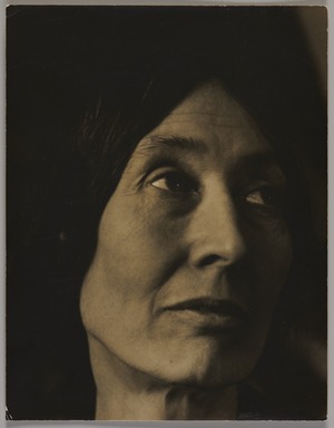 Consuelo Kanaga (American, 1894-1978). <em>Portrait of a Woman</em>, 1920s. Gelatin silver print, frame: 20 1/16 × 15 1/16 × 1 1/2 in. (51 × 38.3 × 3.8 cm). Brooklyn Museum, Gift of Wallace B. Putnam from the Estate of Consuelo Kanaga, 82.65.173 (Photo: Brooklyn Museum, 82.65.173_PS20.jpg)