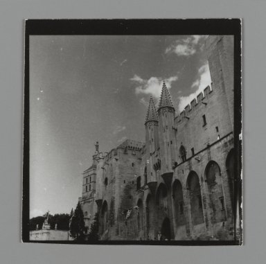 Consuelo Kanaga (American, 1894–1978). <em>[Untitled] (Architecture in France)</em>. Gelatin silver print, 2 1/2 x 2 1/2 in. (6.4 x 6.4 cm). Brooklyn Museum, Gift of Wallace B. Putnam from the Estate of Consuelo Kanaga, 82.65.180 (Photo: Brooklyn Museum, 82.65.180_PS2.jpg)