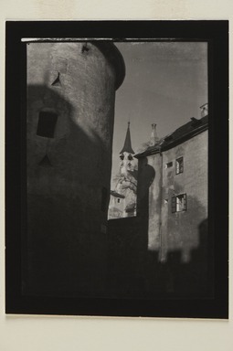 Consuelo Kanaga (American, 1894–1978). <em>[Negative] (Towers, Germany)</em>, 1927. Negative, Negative: 3 1/2 × 4 7/8 in. (8.9 × 12.4 cm). Brooklyn Museum, Gift of Wallace B. Putnam from the Estate of Consuelo Kanaga, 82.65.2150 (Photo: Brooklyn Museum, 82.65.2150_PS20.jpg)